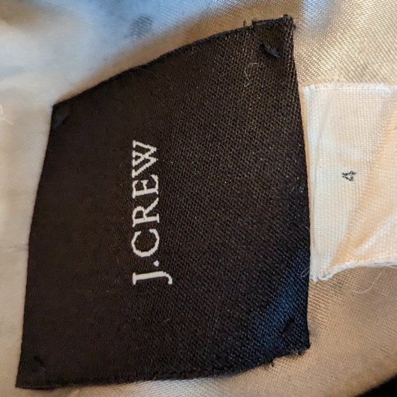 J. Crew wool coat - size 4 - black overcoat - Picture 2 of 7